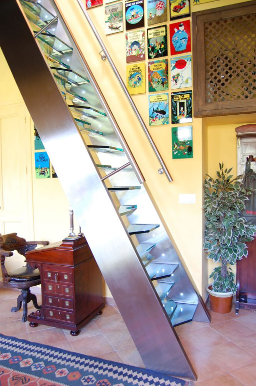 Escaleras tipo barco para espacios reducidos. Scala Bianca