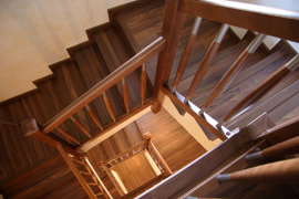 Escaleras, escaleras de madera, escaleras de interior